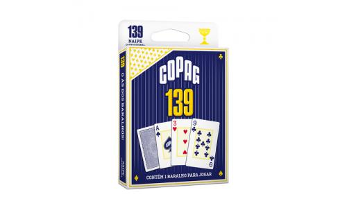 Copag Baralho 139 Tradicional Naipe Convencional Azul